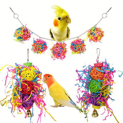 20g Fun and Colorful Bird Toys Pack