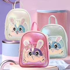 Funny Rabbit Ears Backpack with Bow for Girls