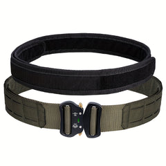 Adjustable MOLLE Belt with Metal Buckle