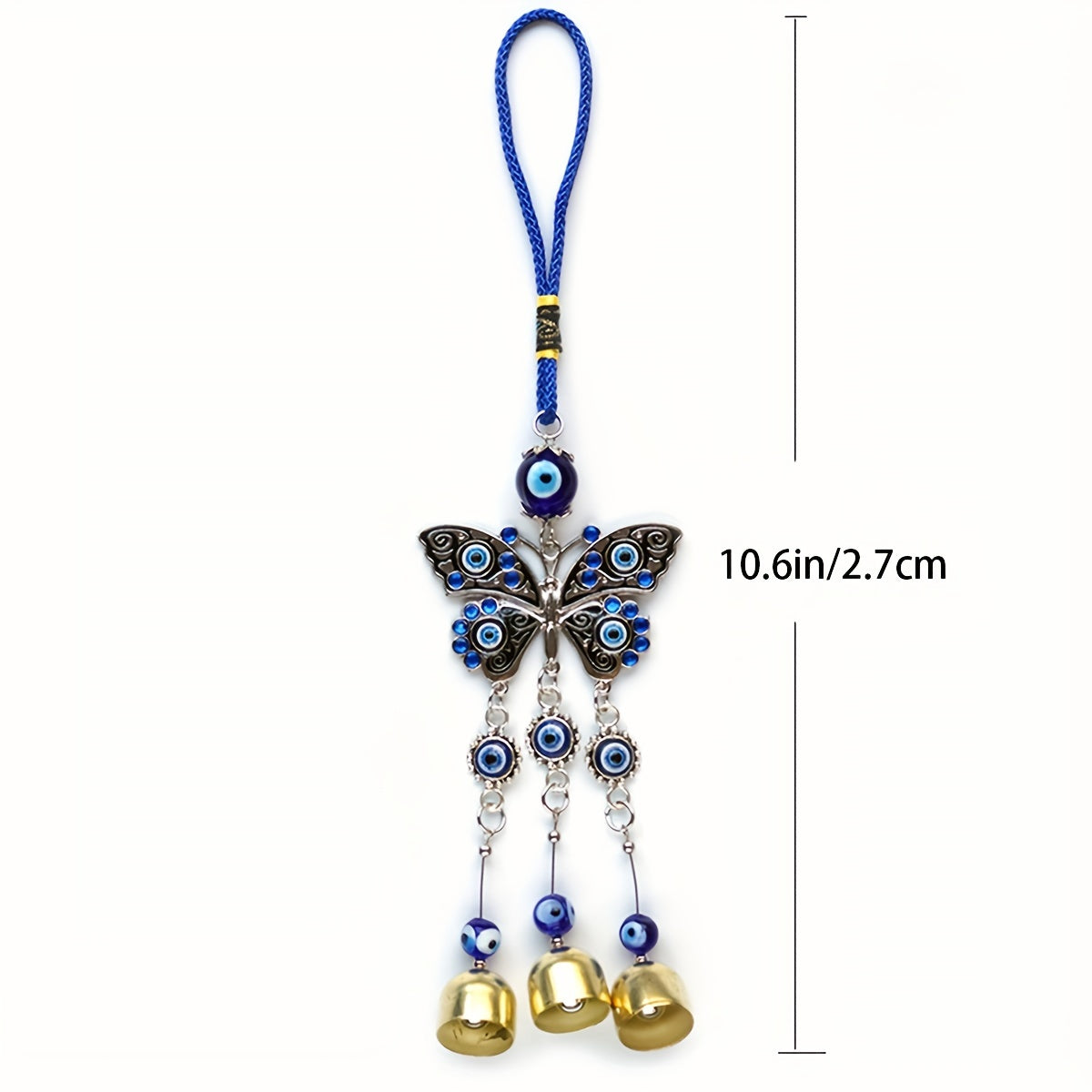 Wind Chime Pendant Eyes Bell Ornament Star Moon Devil Eye Jewelry