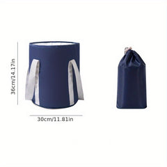 Portable Foldable Foot Bath Basin with Handles for Outdoor Travel & Camping