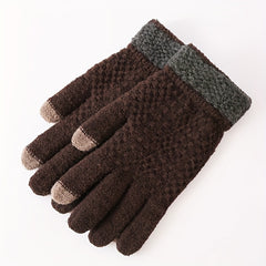 Warm Touch Screen Knitted Gloves for Winter Cycling Driving