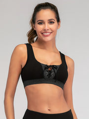 Colorblock Scoop Sports Bra Running Tank Bra