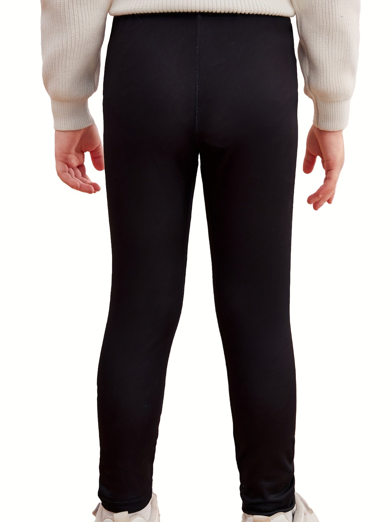 Girls Unicorn & Stars Footless Leggings, Stretchy Slim Fit Legging Pants