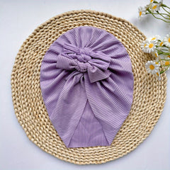Soft Elastic Strip Flower Baby Hat For Girl