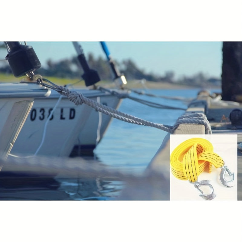 Heavy Duty 5 Ton Tow Cable Towing Pull Rope Strap With Bag