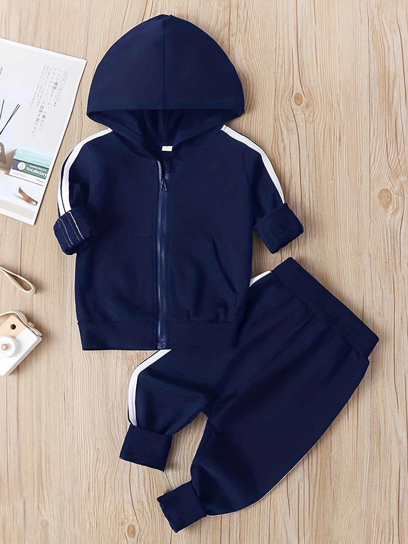 Spring Baby Casual Tracksuit Boy Girl Jacket Pants 2Pcs Set