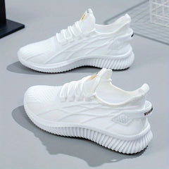 Women's Knitted Sports Shoes Breathable Running Sneakers