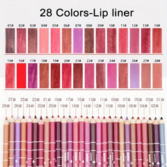 Matte Lip Liner Pencil Waterproof Smudge Proof Makeup Tool
