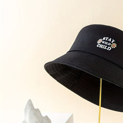 Stay Wild Child Fisherman Hat for Going Out