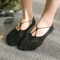 Women's Cotton Boat Socks Silicone Anti Skid Breathable