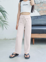 Girl's Thin Casual Sweatpants Loose Fit Yoga Sports Workout Trousers