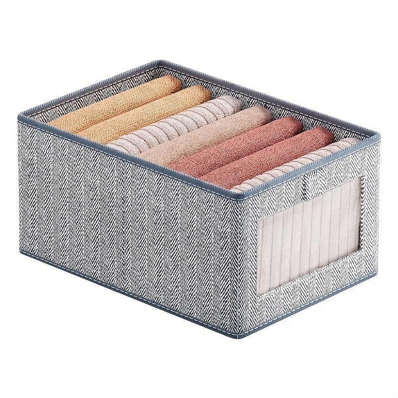 Foldable Clear View Storage Box for Shirts Sweaters