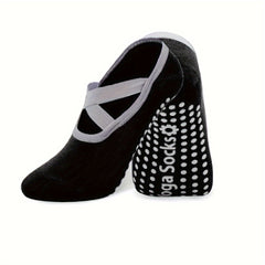 Women's Non Slip Yoga Socks with Extra Grips - 3 Pack