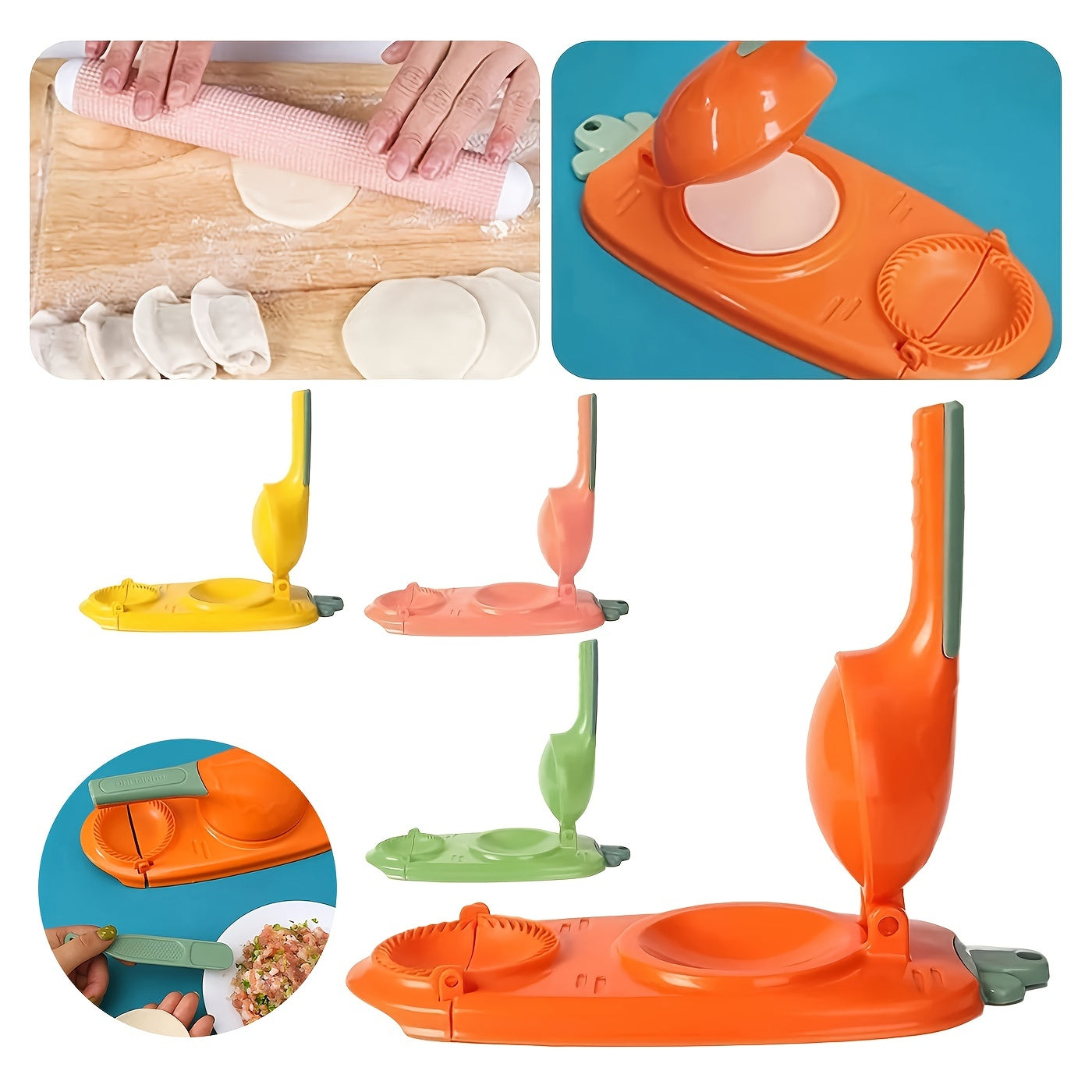 2-in-1 Stainless Steel Dumpling Maker Kit