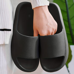 Men's Non Slip Open Toe Slides for Indoor Outdoor Bathroom Beach