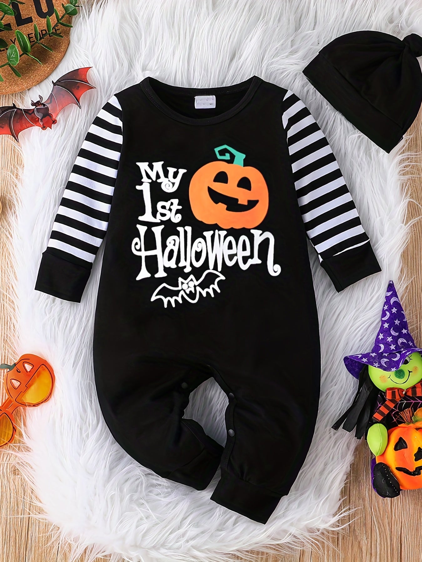 Baby Boys MY FIRST HALLOWEEN Cotton Bodysuit