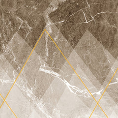 Kitchen Rug Crystal Velvet TPR Bottom Triangle Pattern Non slip Mat