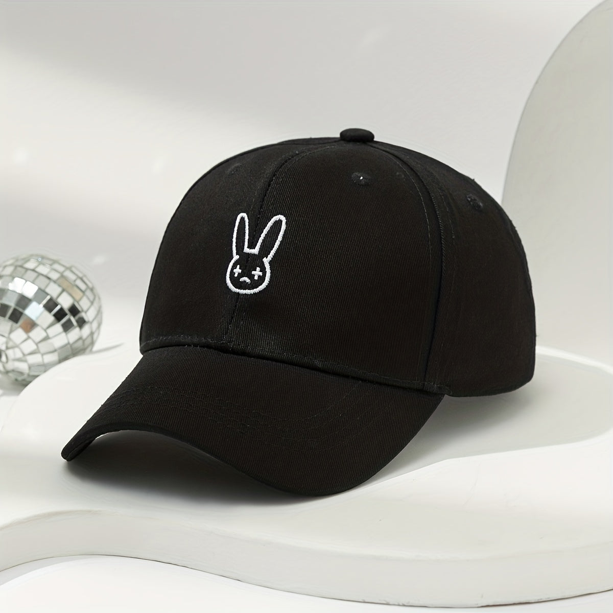 Embroidery Rabbit Anime Baseball Cap