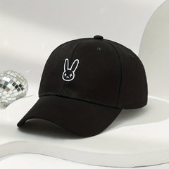 Embroidery Rabbit Anime Baseball Cap