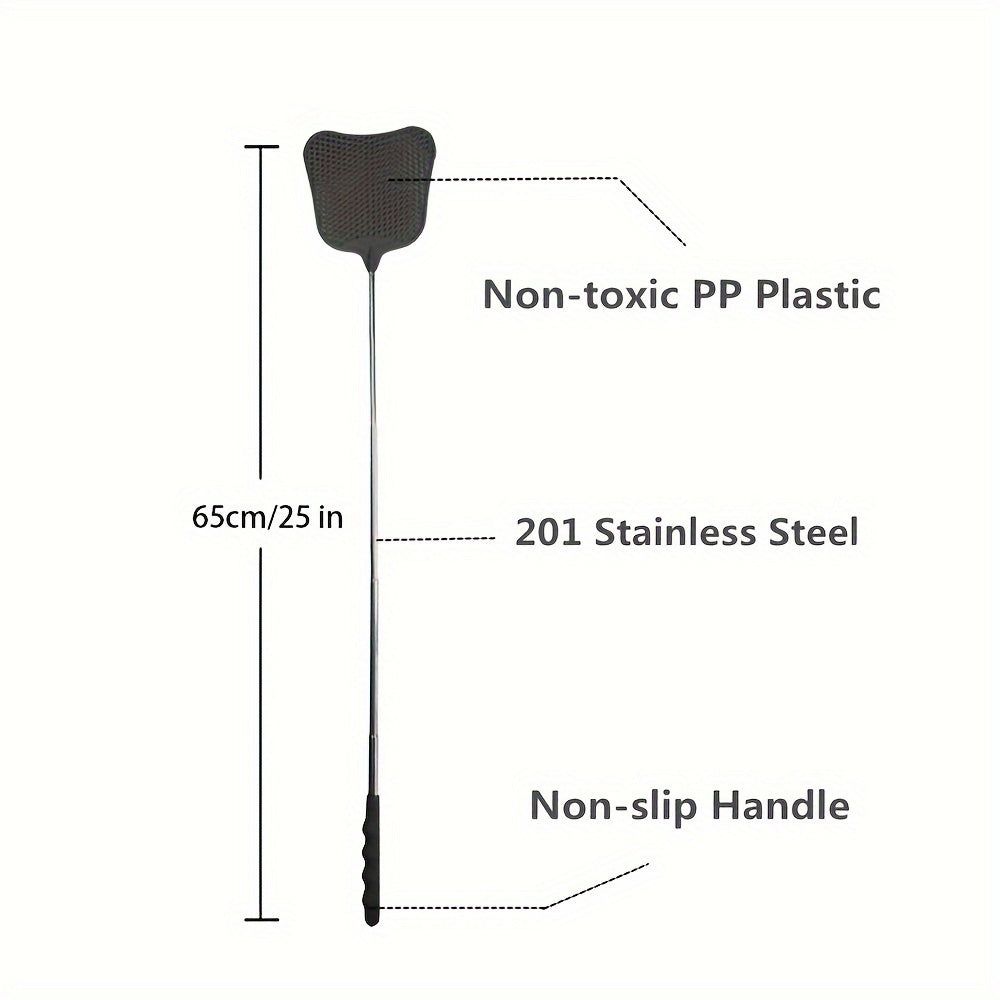 2pcs Telescopic Fly Swatters Durable Heavy Duty Flyswatter Set Indoor Outdoor