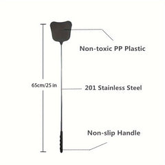 2pcs Telescopic Fly Swatters Durable Heavy Duty Flyswatter Set Indoor Outdoor