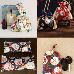 40pcs Japanese Style Flower Printed Fabric Patchwork For DIY Craft Sewing