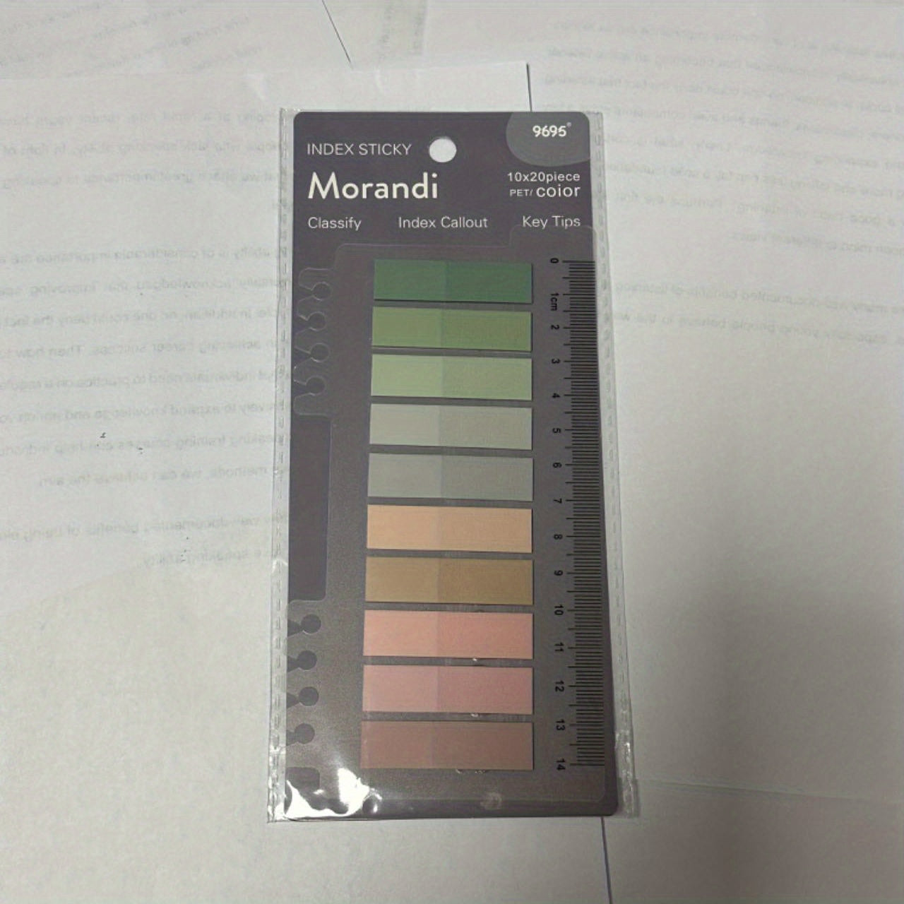 Molandi Sticky Notes Labels Stickers Retro Index For Students