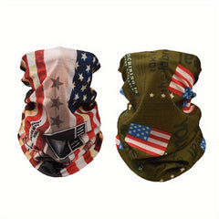 American Flag Seamless Magic Bandana Outdoor Men's Women's Cycling Mask