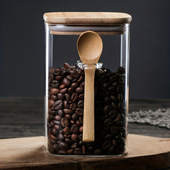 Glass Jars With Airtight Lids Food Storage Containers Bamboo Lids