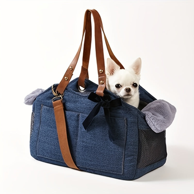Pet Going Out Handbag Cat Bag Four Seasons Portable Dog Carrier Bag