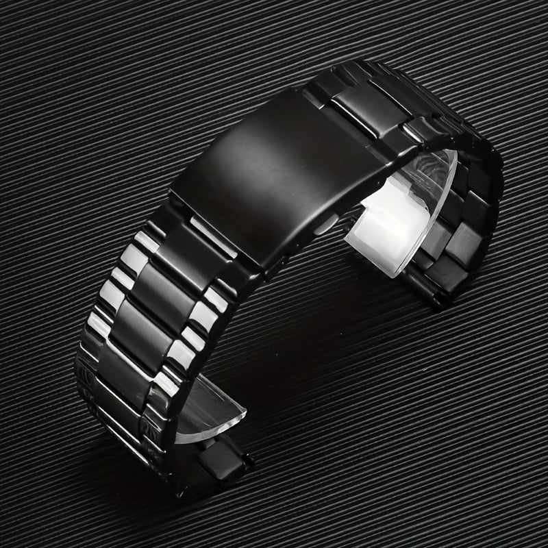 26mm Solid Stainless Steel Watch Strap Replacement Wristband