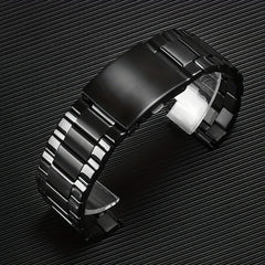 26mm Stainless Steel Watch Band Metal Bracelet Folding Clasp