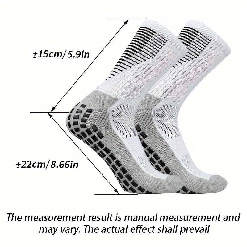 5 Pairs Breathable Soccer Mid Calf Socks For Men And Women