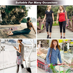 Yoga Mat Bag With Large Pocket And Zipper Pocket