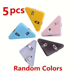 10pcs Triangle Corner Clips for Office Storage & Organization