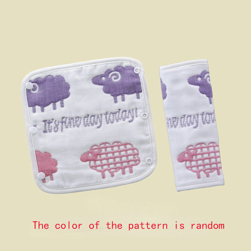 Baby Stroller Carrier Drool Towel Button Carrier Style Towel