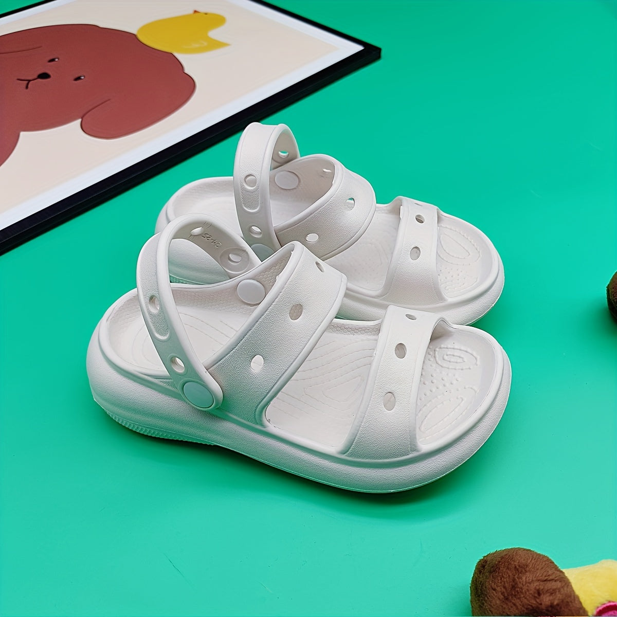 Breathable Open Toe Sandals for Girls Lightweight Comfortable Anti Slip Sandals