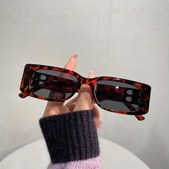 Rectangle Sunglasses For Women 90s Vintage Y2K Classical Square Shades