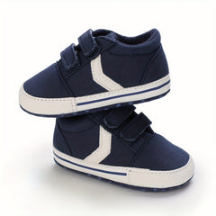 Boys' Hook And Loop Sneakers Lightweight Non Slip Walking Shoes