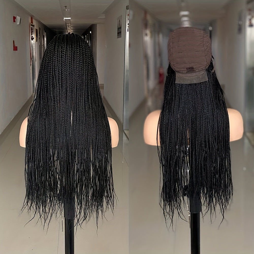 Ombre 66 04 Cm Straight Long Box Braided Wigs Synthetic Braids Wigs For Women