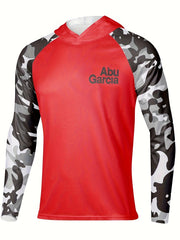 Men's Camo UPF 50 Sun Protection Hoodie Long Sleeve Quick Dry Top