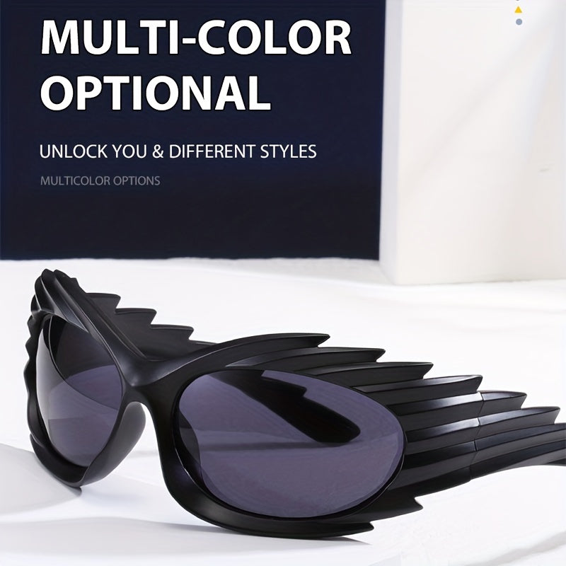 Y2k Cat Eye Sports Sunglasses Wrap-around Glasses