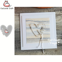Metal Stencil Heart Love Word Die Cuts DIY Scrapbooking