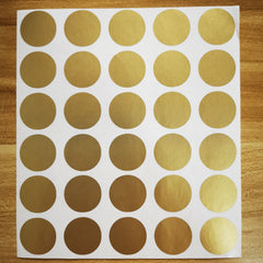 150pcs Round Golden Self-adhesive Scraping Label Stickers for Promotional Events