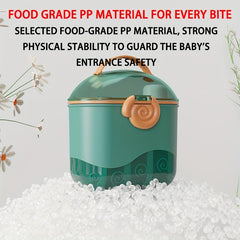 Portable Baby Formula Dispenser with Spoon and Level