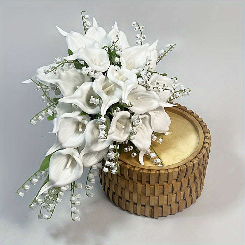 Artificial Calla Lily Bridal Bouquet Set for Wedding Home Decor