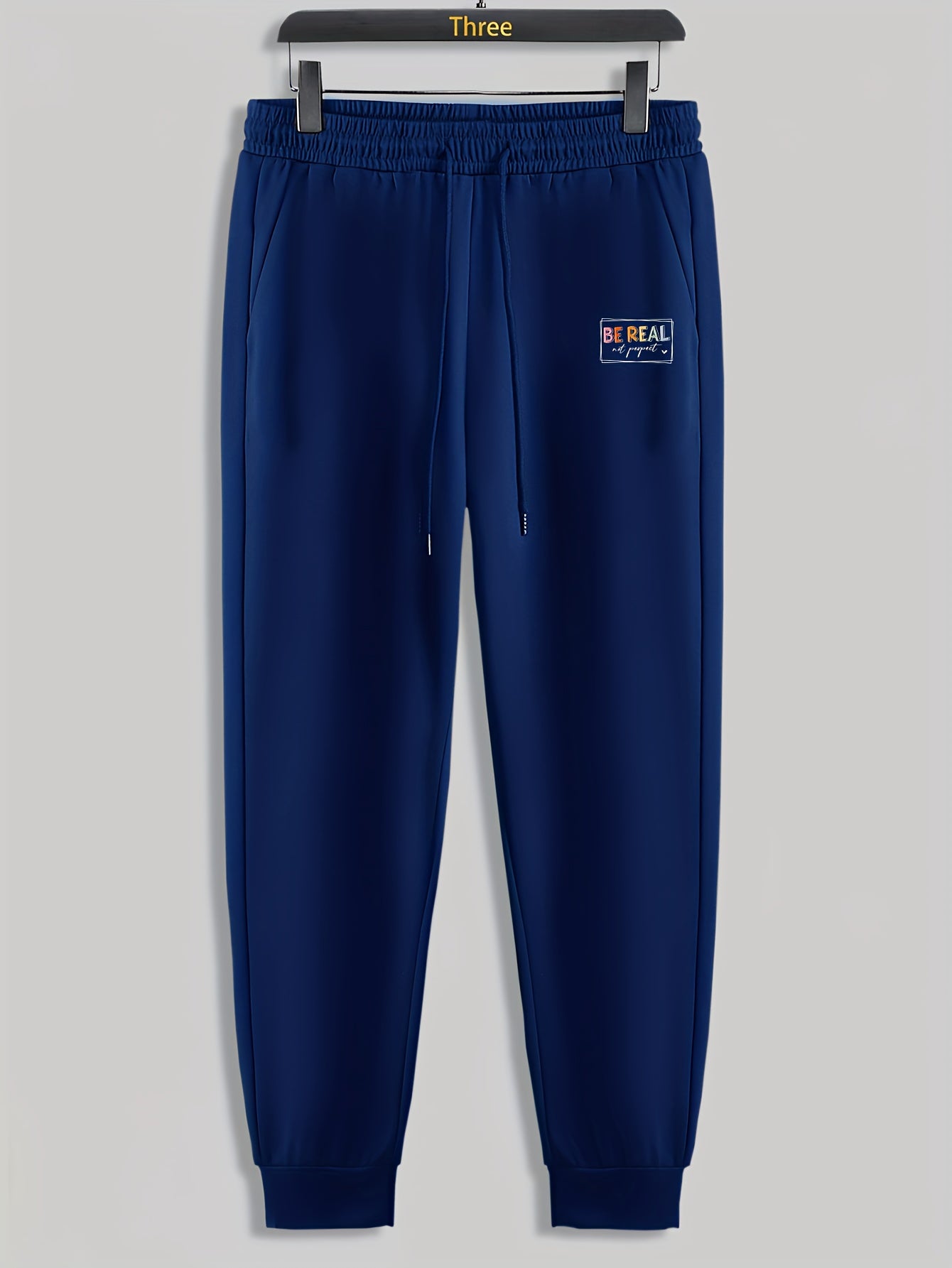 Real Print Men's Sweatpants Drawstring Casual Trousers