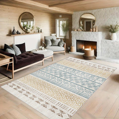 Nordic Boho Carpet Soft Non-Slip Mat for Bedroom Living Room Bathroom