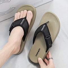 Men's Thong Platform Sandals Casual Non Slip Flip flops Shoes